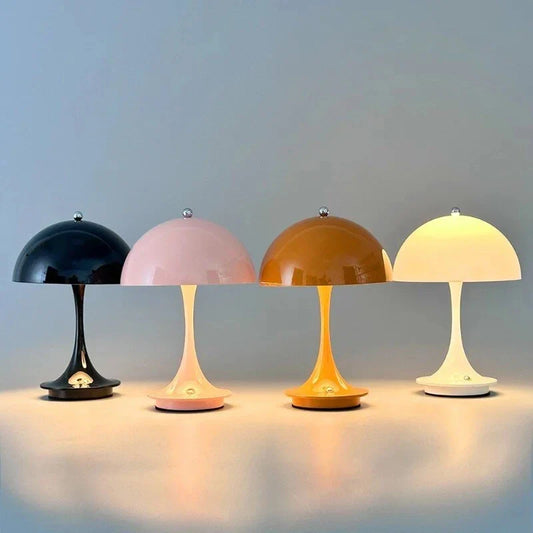 Skandilux: Lámpara de Mesa LED Inalámbrica Moderna – Recargable y Elegante para Sala de Estar y Dormitorio