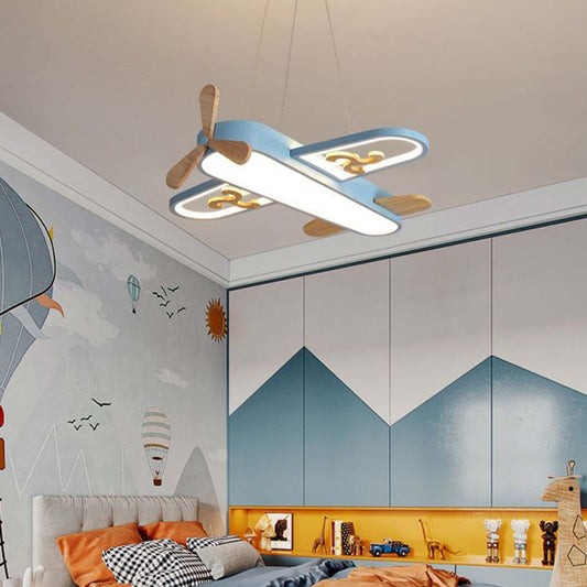 SkyFlyer: Lámpara de techo en forma de avión LED – Iluminación creativa para habitaciones infantiles