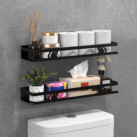 StarkerRaum: Estante de pared para baño – estante de hierro fundido duradero, multifuncional y estable para ducha y organización del baño