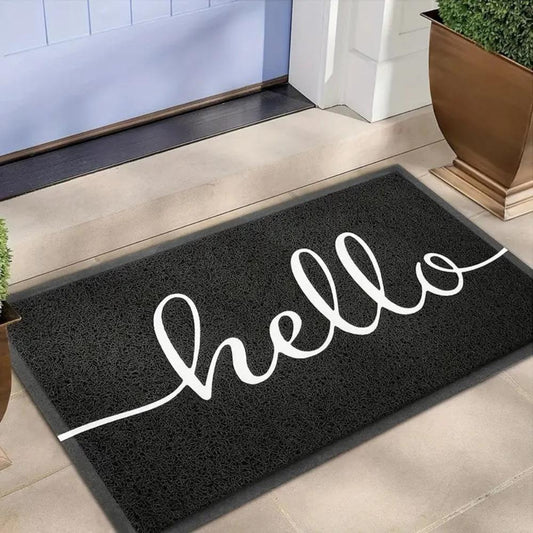 StilBegrüßen: felpudo de lujo – atrapa suciedad, duradero y elegante para interiores y exteriores