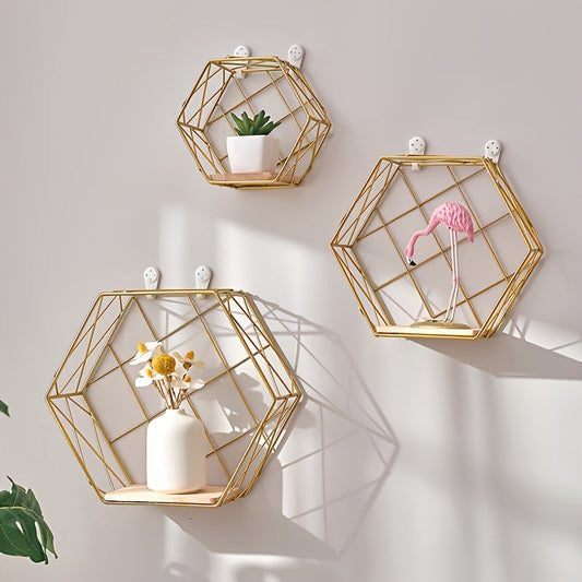StilRahmen: Estantes de pared modernos – duraderos, robustos y colgantes en estilo Boho para sala de estar, dormitorio y residencia estudiantil