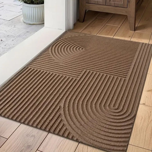 StileIntrag: Felpudo – lavable, antideslizante y diseño moderno de rayas para la entrada