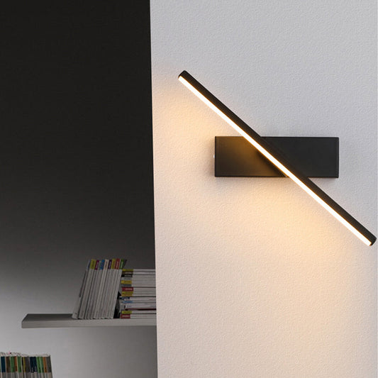 StrahlFlex: Lámpara de pared LED giratoria sencilla y minimalista – decorativa y brillante para comedor y pasillo