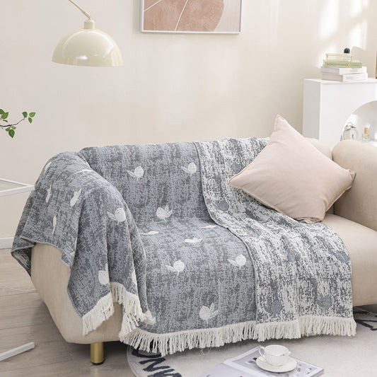 TraditionsWeb: Mantas de algodón en diseño Boho con estructura tejida y detalles decorativos – para sofá y dormitorio