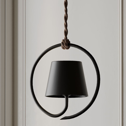 TrendiLight: Lámpara colgante con batería y regulador táctil – Elegante lámpara LED para jardín y sala de estar