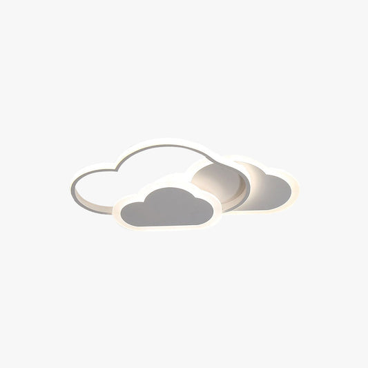 Veluna: Lámpara de techo LED contemporánea en Rosa y Blanco – para salón y dormitorio