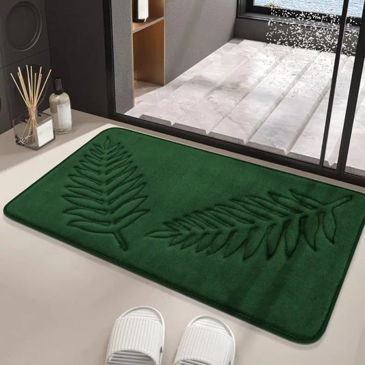 VelvLeben: Alfombrilla de baño de espuma viscoelástica antideslizante – Set de 2