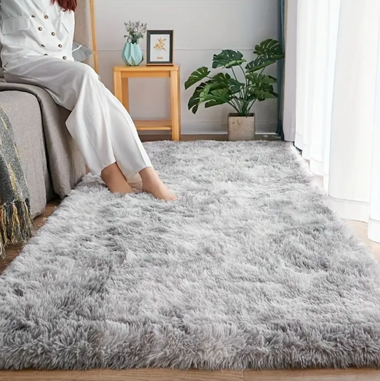 WohlfühlWolke: Alfombra de microfibra suave con tacto acogedor y diseño moderno – para dormitorio y sala de estar