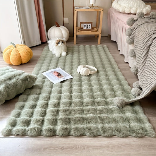 WohnEleganz: Alfombra moderna grande rectangular suave lujosa – decorativa para áreas de estar y dormitorios
