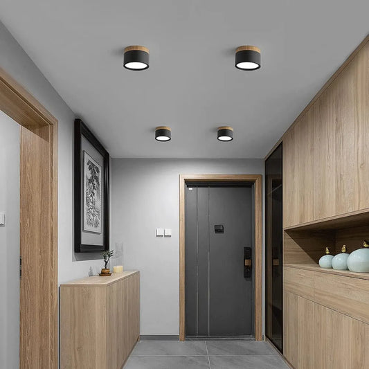 ZylisLicht: Lámpara de techo LED cilíndrica para pasillo, cocina y salón