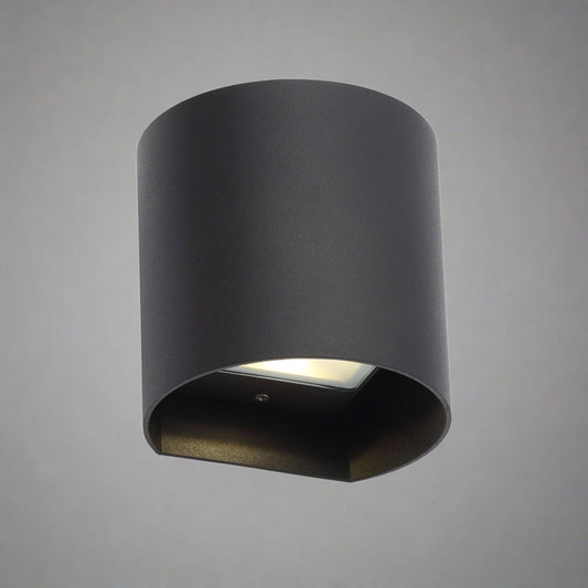 Aplique de pared exterior redondo Avena LED