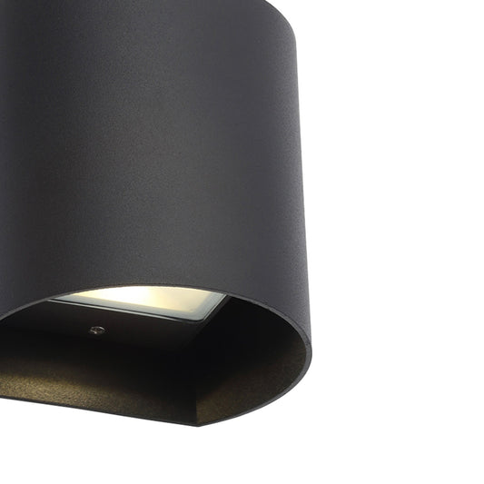 Aplique de pared exterior redondo Avena LED