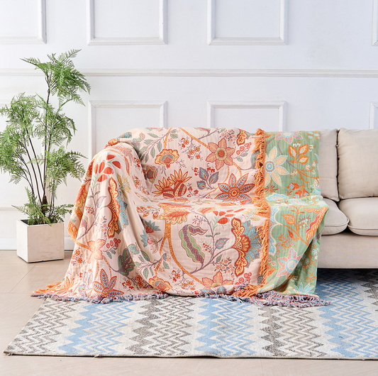 Cubierta Boho Floral Rústica
