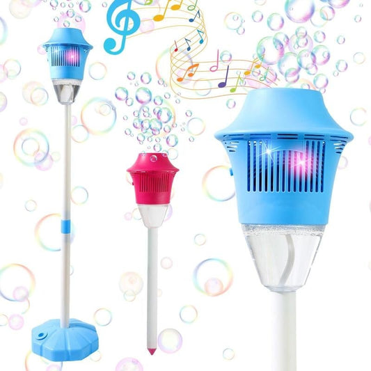 Fabricador Automático de Burbujas para Niños | Juego Mágico de Burbujas BubbleFun | 20,000+ Burbujas/Min | Altura Ajustable | Portátil