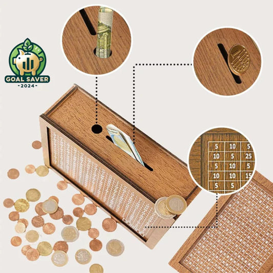GeldTruhe™ Hucha de madera
