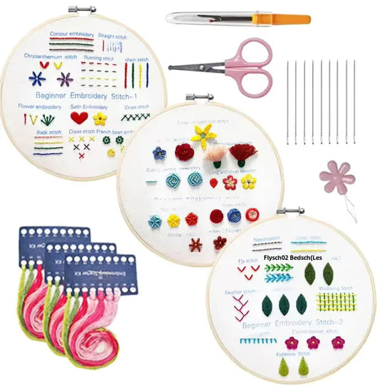 MascheMate™ Conjunto de bordado amigable para principiantes