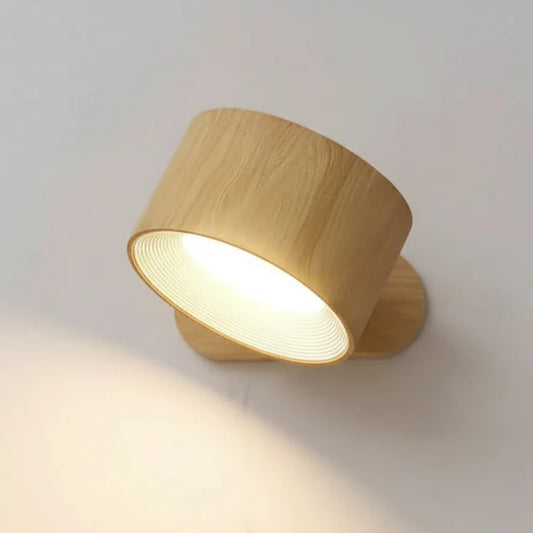 GLOW360 – Lámpara de pared LED inalámbrica y rotativa