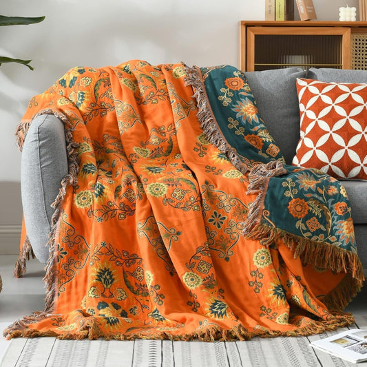 Manta reversible Marigold