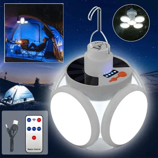 Campix™ – Lámpara de camping solar plegable