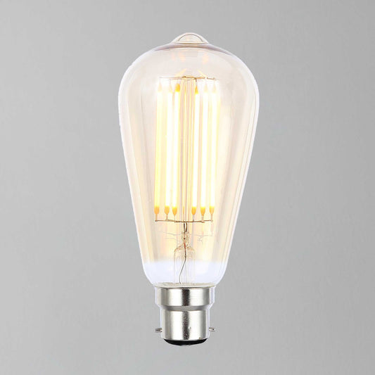 Bombilla LED Filamento Dimmable ST64 500lm 2200k B22 (equivalente a 40w)