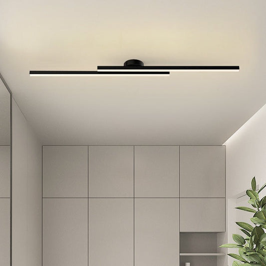 Luz de Techo LED Moderna de Aluminio Semi Empotrada
