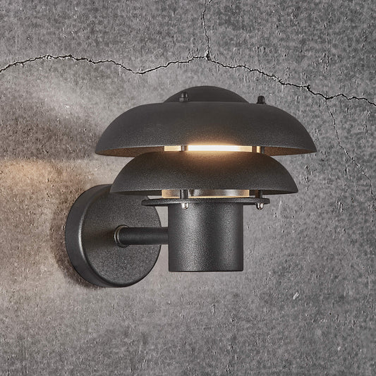 Luz de Pared Kurnos 20, Negra