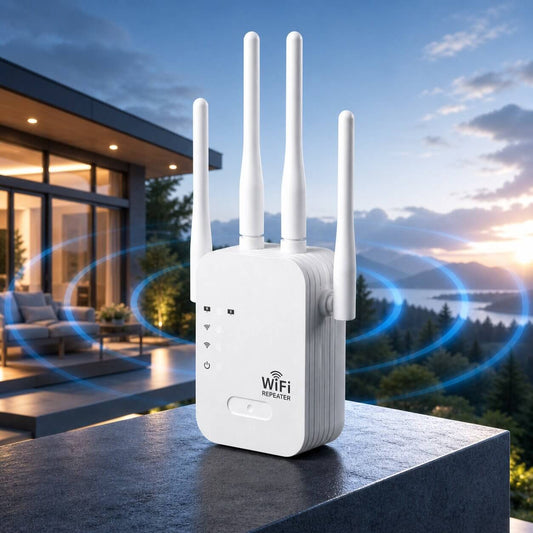 Amplificador WLAN para exteriores e interiores | Repetidor WLAN de doble banda | Funkhafen