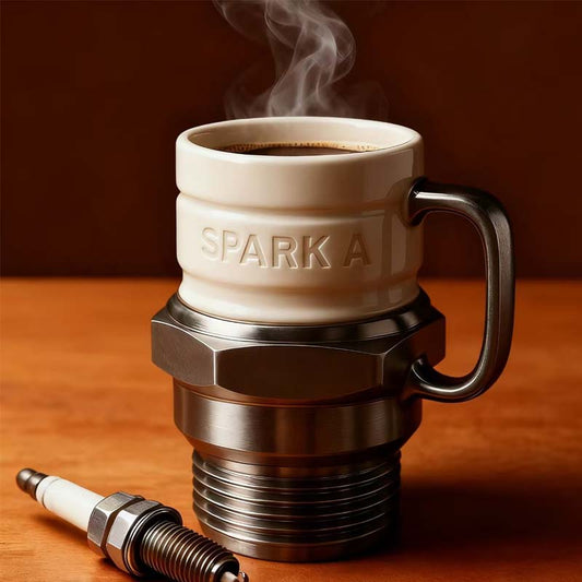 SparkSip™ – Edición Taza de Colección Inspirada en Coches